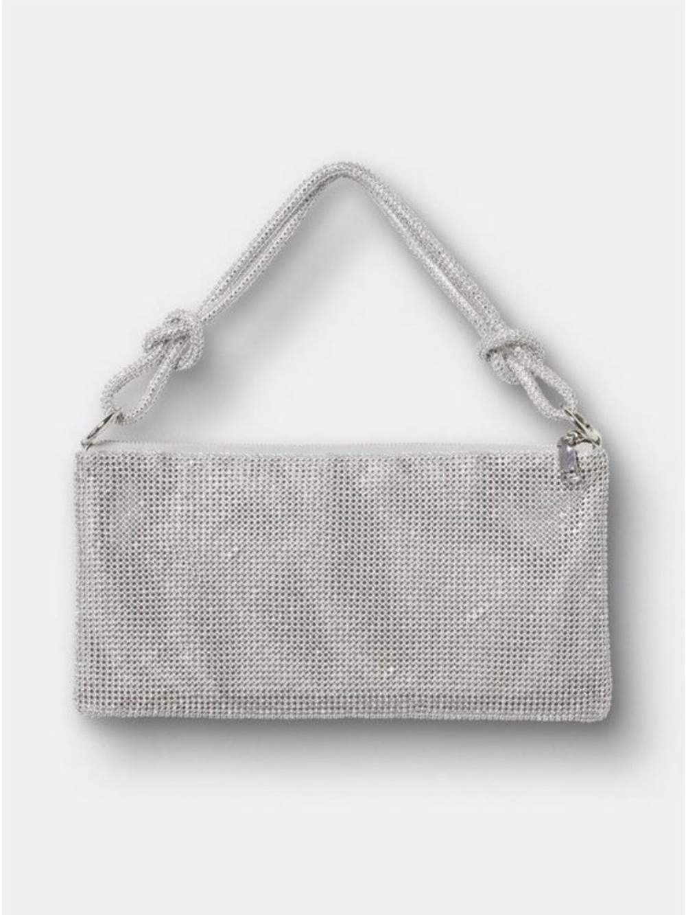 Torrid Silver Rhinestone Mini Shoulder Bag NWT Sparkly Evening Purse